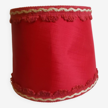 Vintage ruby red lampshade