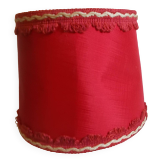 Vintage ruby red lampshade