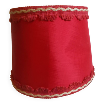 Abat-jour vintage rouge rubis