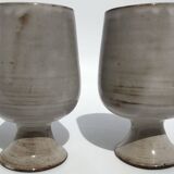 2 Mazagrans signed Gérard Hofmann 50s/60s