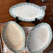 Lot de 3 raviers Terre de Fer Gien modèle Montigny