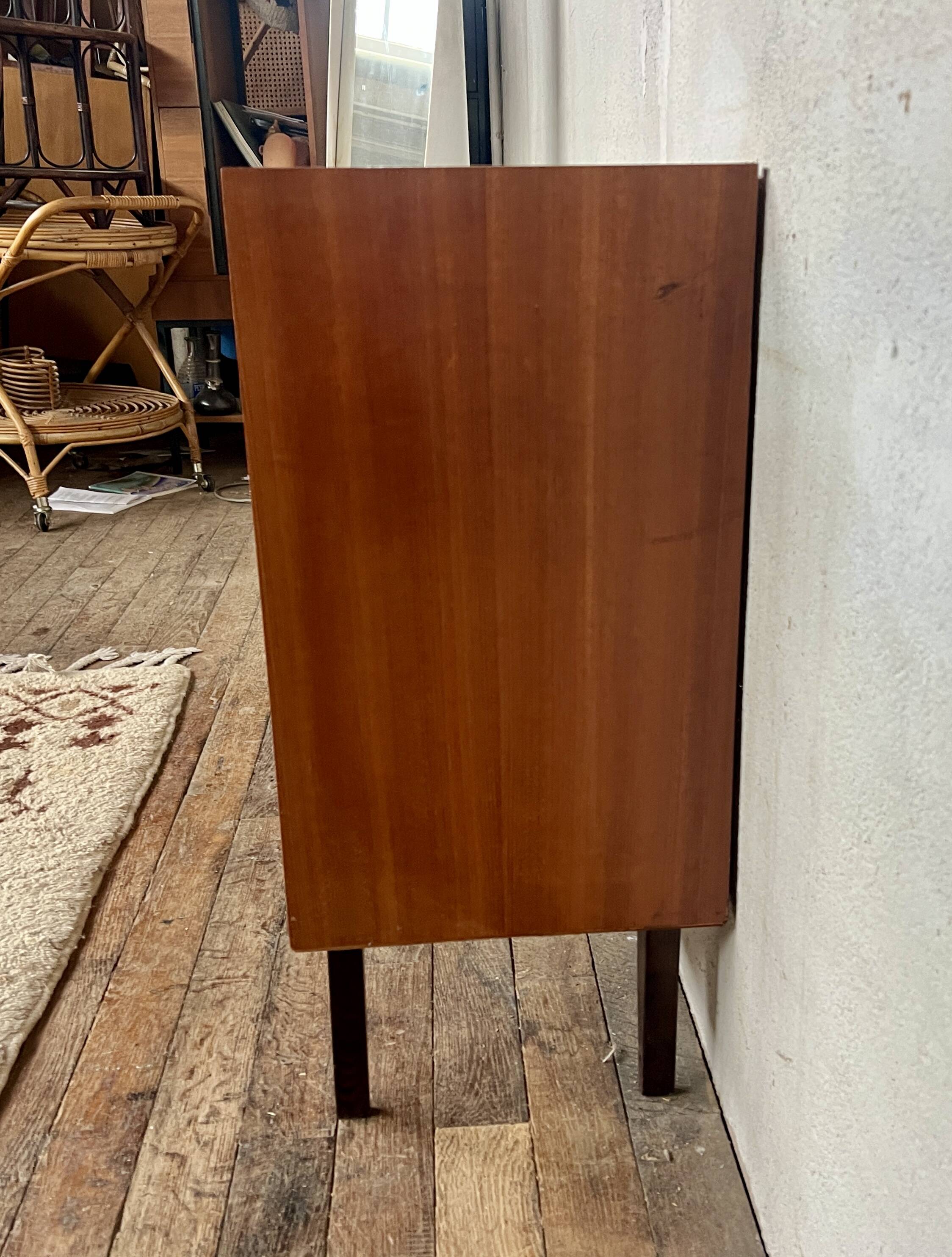 Vintage walnut sideboard – 1960s