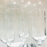 Arques crystal flutes, Matignon model.