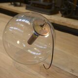 Vintage glass globe pendant lamp