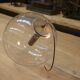 Vintage glass globe pendant lamp