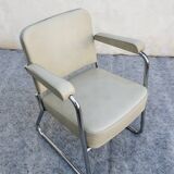 Bauhaus office armchair, vintage, "Ronéo" style, 1930s/1940s, TBE