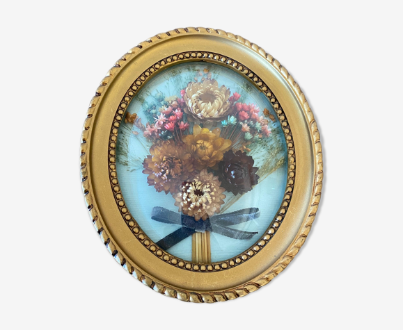 Cadre fleurs séchées