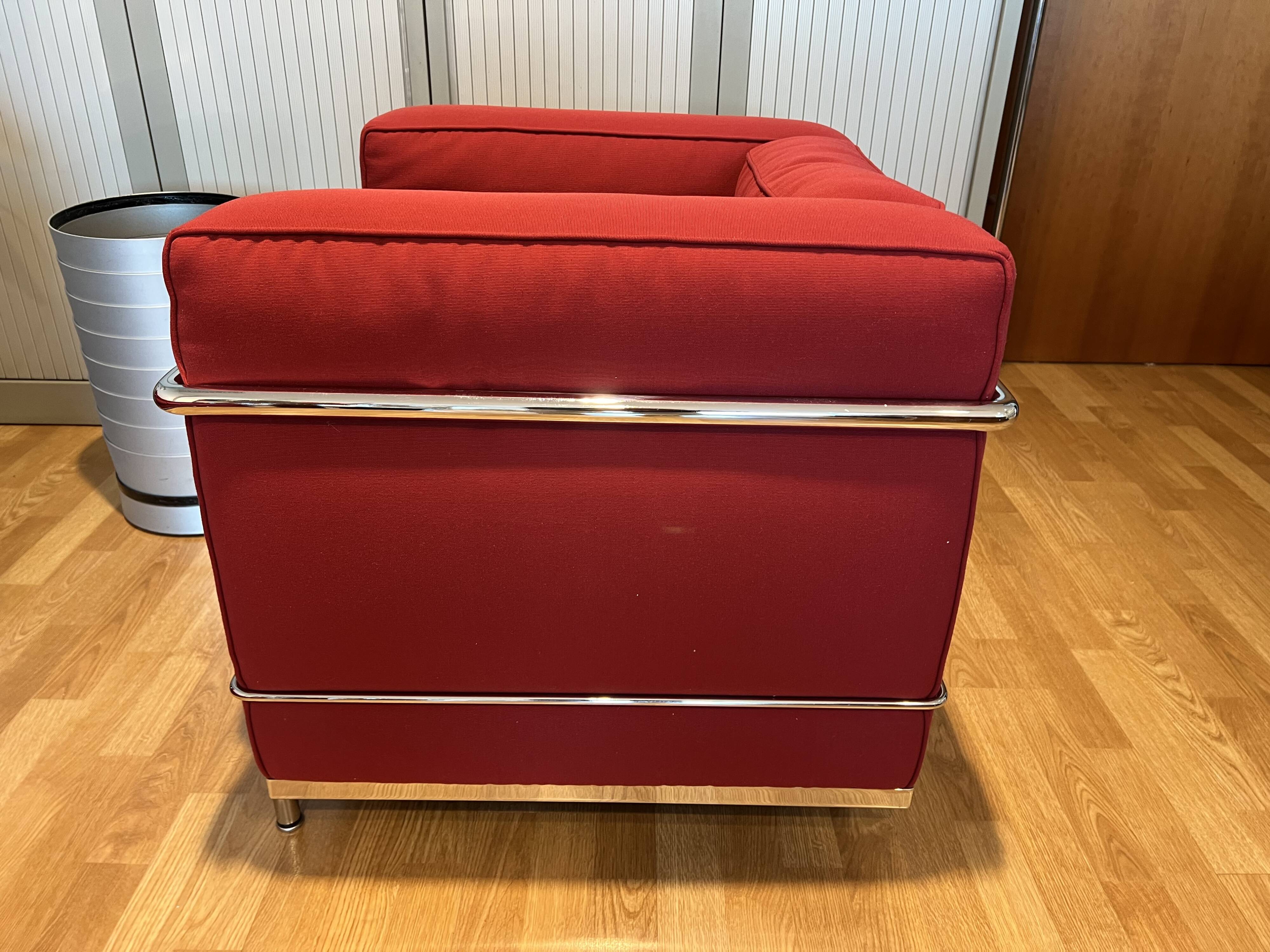 Fauteuil lc3 original cassina – le corbusier – design iconique