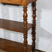 Sideboard at waist height, oak console, Louis Philippe style, 2nd part of the 19th century.