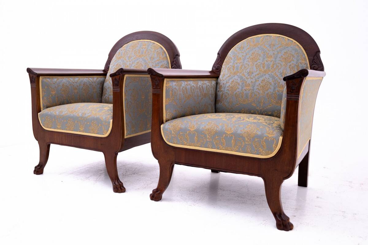Ensemble de salon Biedermeier, Europe du Nord, vers 1880.