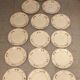 Service 14 plates 1 ceramic dish from St Amand