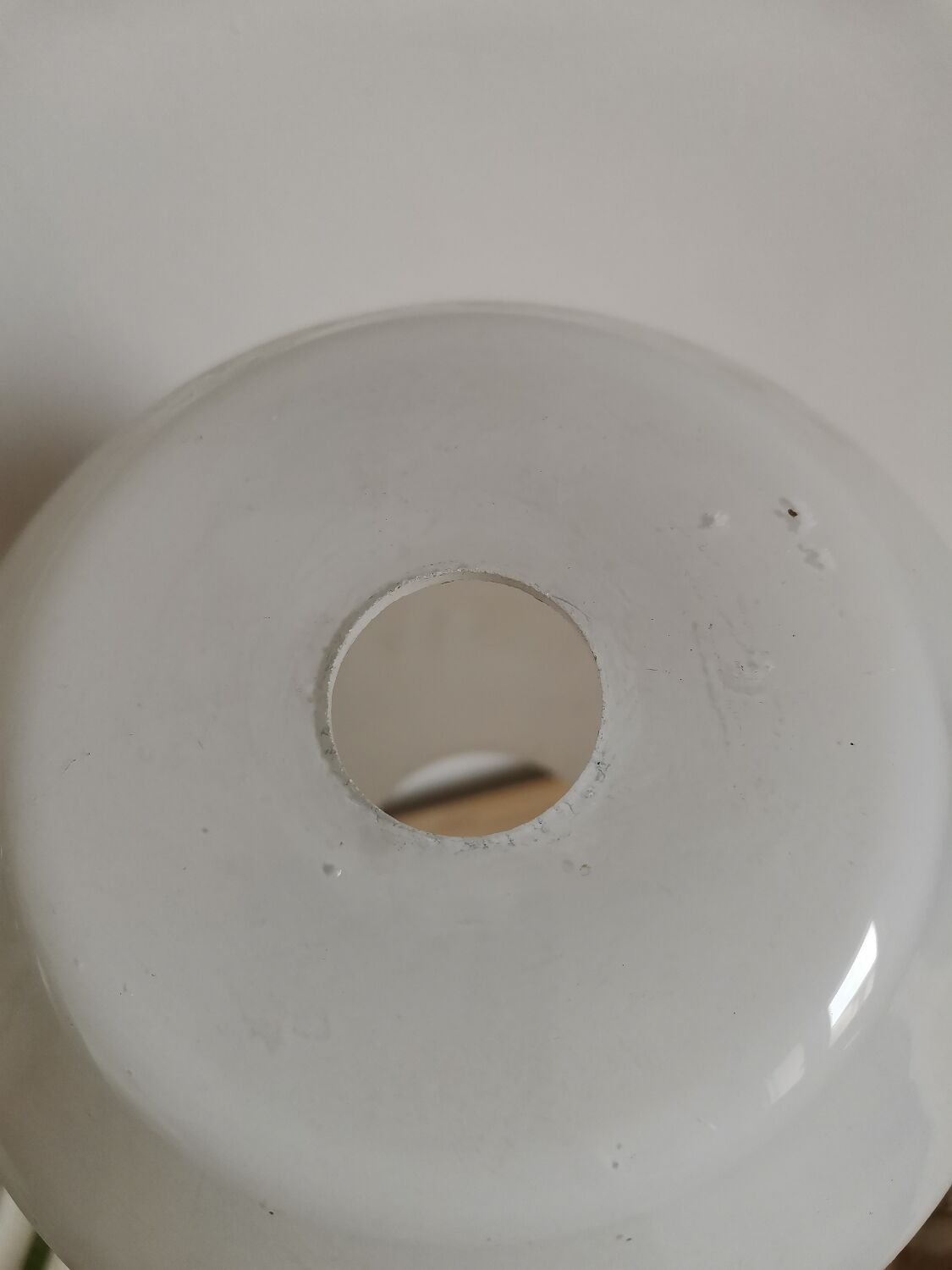 Abat-jour en opaline vintage