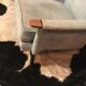 Carpet vintage skin of cow 200x150cm