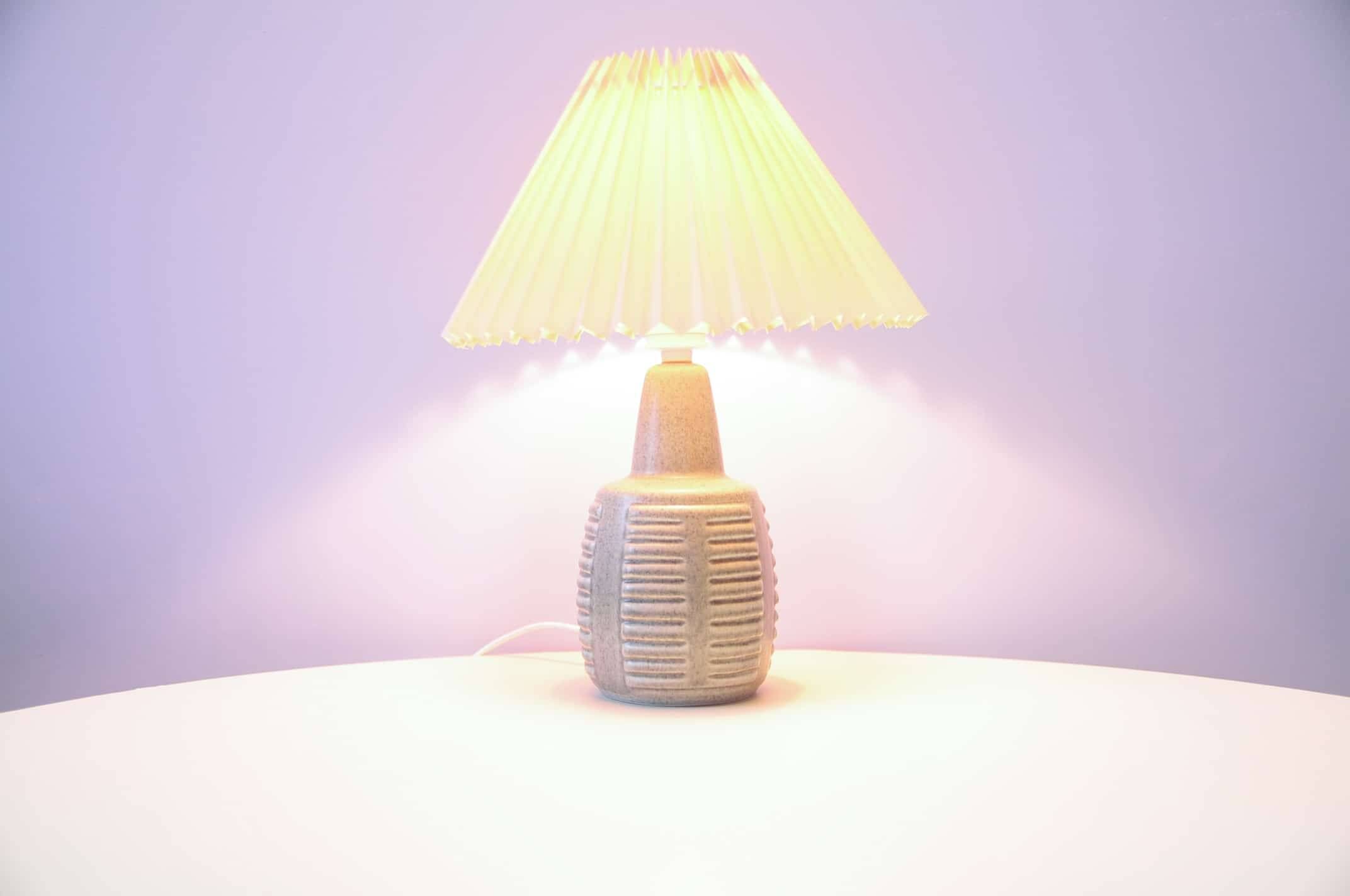 Vintage mint green table lamp Søholm