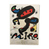 Affiche originale d'exposition de Joan Miro à Mexico, 1980
