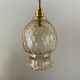 Set of two vintage golden glass handhelds