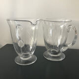 Pair of daum pitchers