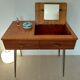 Scandinavian hairdresser in teak veneer - 1960s