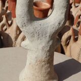 Pottery - Abstract raw tamegroute sculpture two branches