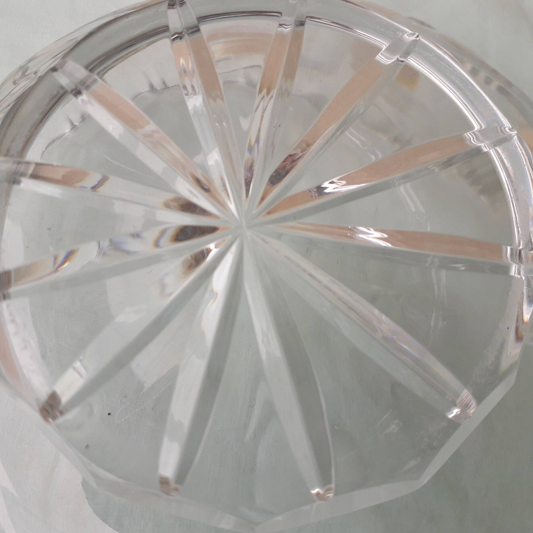Saladier en cristal