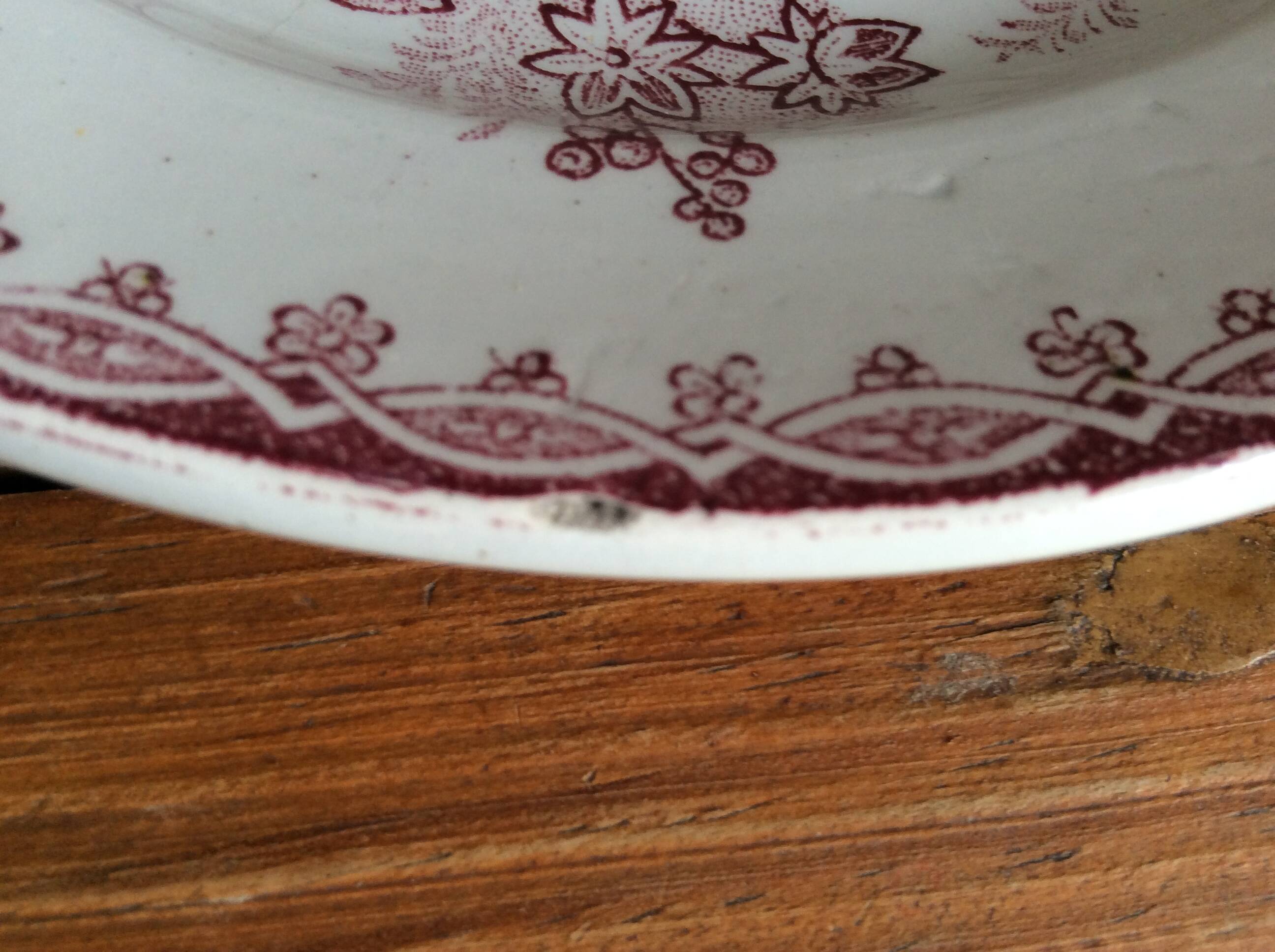 Terre de Fer dessert plates