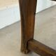 Old farmhouse table in solid oak, 1 drawer, France