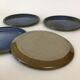 Set of 4 sandstone plates from Puisaye Poterie Nault