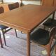 Large mid-century teak extendable dining table 244 x 90 cm, Denmark 1960s