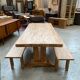 Farmhouse table and its 2 benches