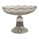 Glass fruit bowl