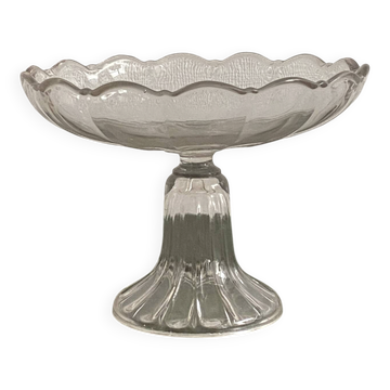 Glass fruit bowl