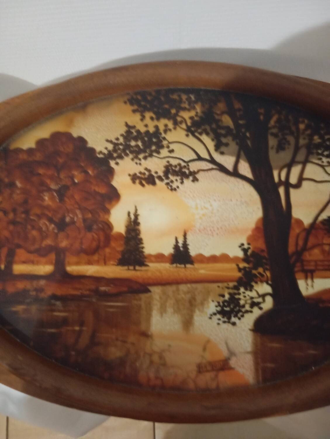 Art Deco plateau signed Germonde