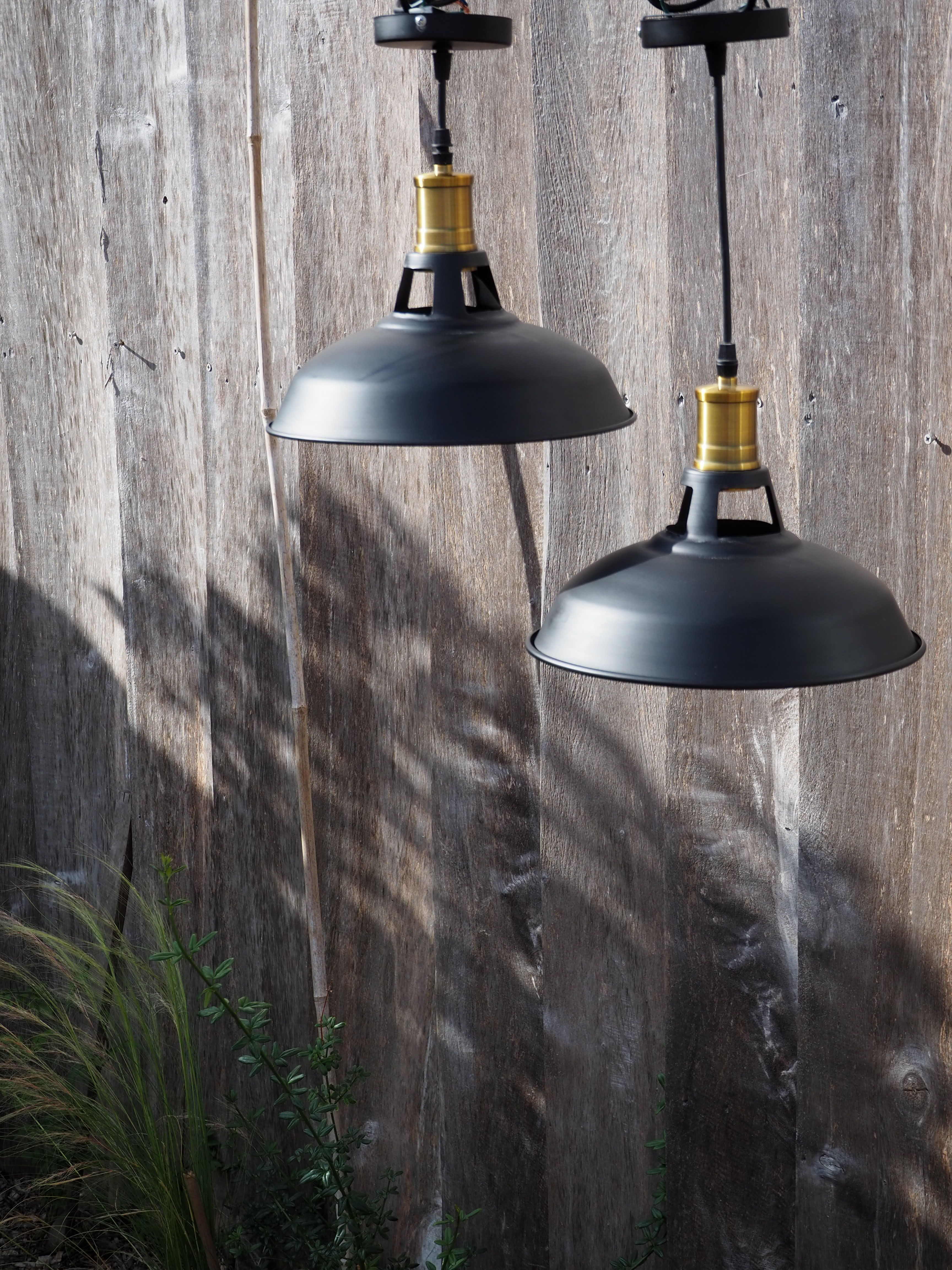 Pair of contemporary hanging Industrial style light
