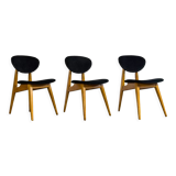 Set of 3 chairs by Juliusz Kędziorek 1960's