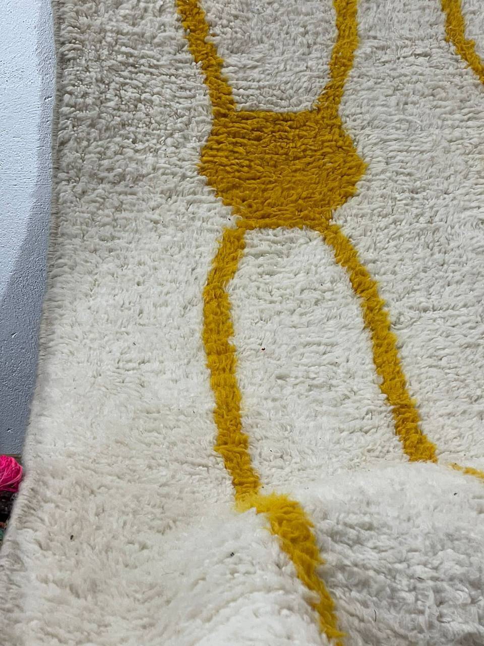 Handmade wool Berber rug 300 x 200 cm