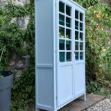 Vintage 1960s Parisian glass cabinet