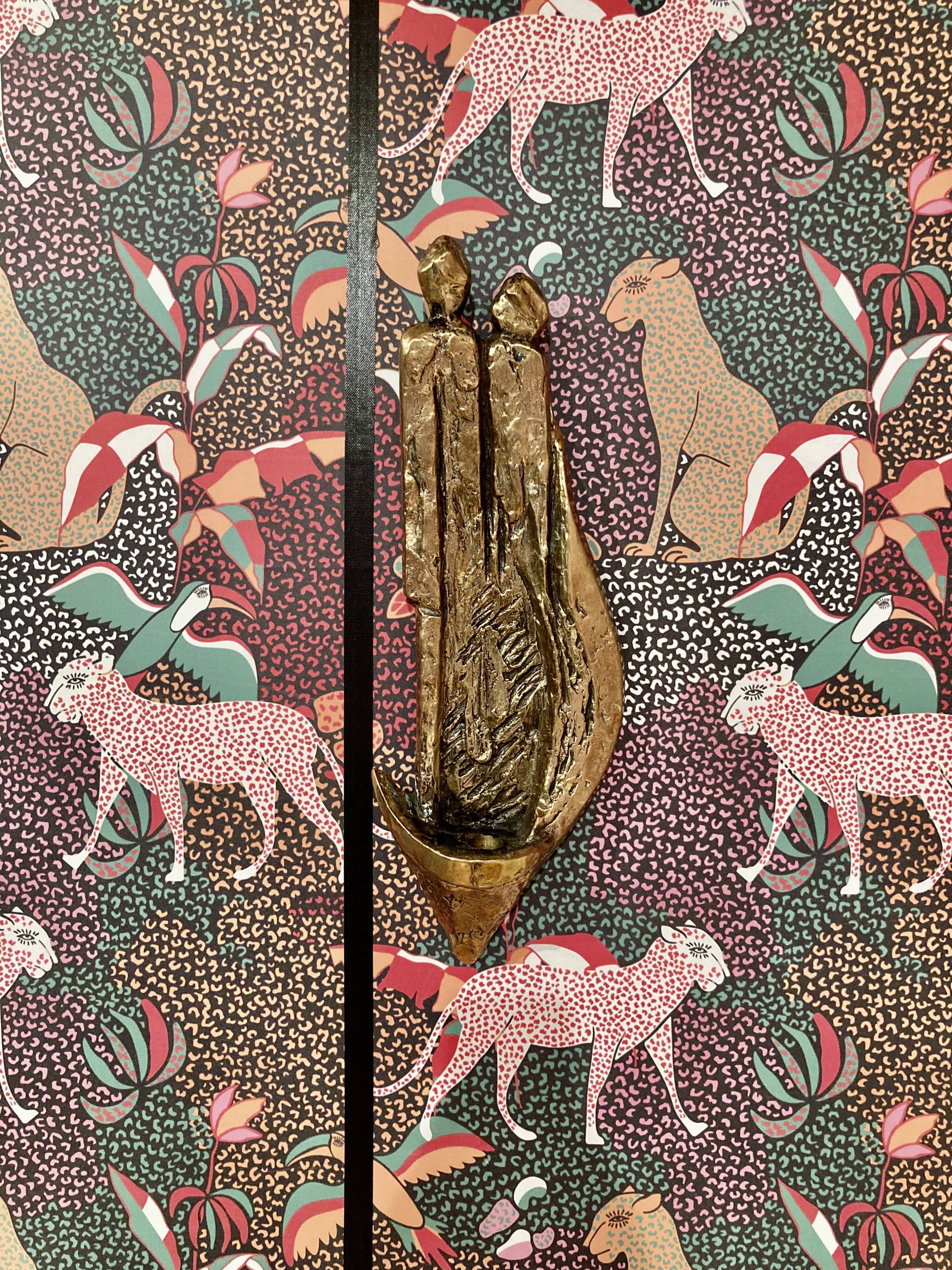 Large sculpture / candle holder "Scandinavian Design 1950".