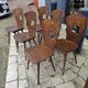 Lot of 12 Baumann chairs model Gentiane.