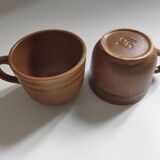 Sarreguemines "Savoie" coffee cups