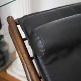 Rattan chaise longue