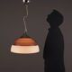 Vintage Stilnovo ceiling light in aluminium and plastic, 1960s.