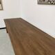 Table de ferme "Dark Brown" en chêne massif 300 X 90 cm
