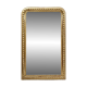 Louis-Philippe mirror with a geometric scalloped frame
