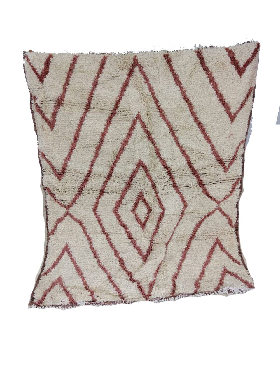 Handmade moroccan berber rug 160 x 128 cm