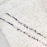 Moroccan Berber rug Marmoucha with black patterns 1.55x1.05m