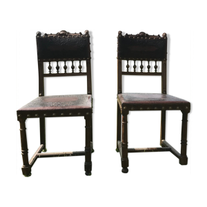 Paire de chaises henri