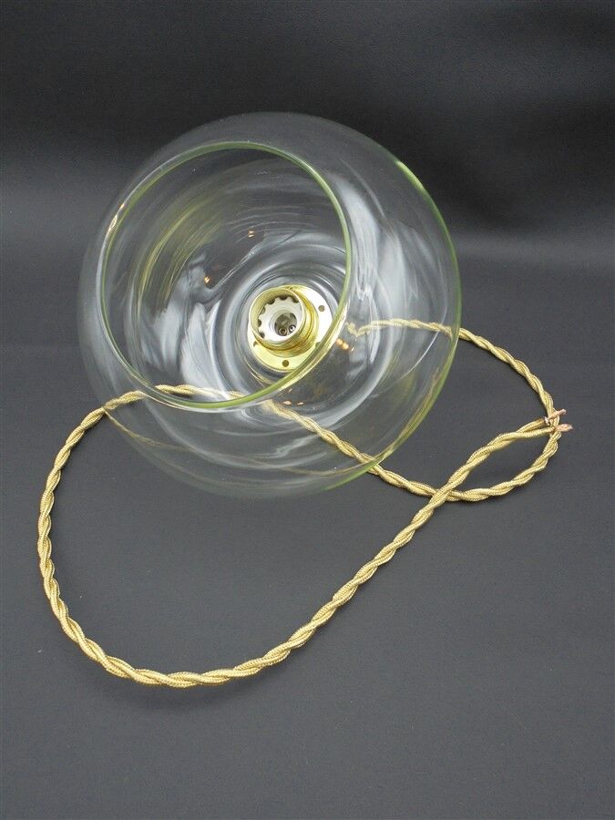 Transparent glass hanging