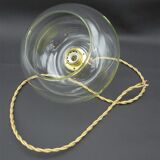 Transparent glass hanging