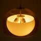 Lampe à Suspension Boule Orange Et Blanche