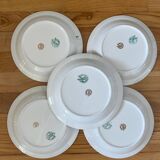 Yellow Moulin des Loups soup plates